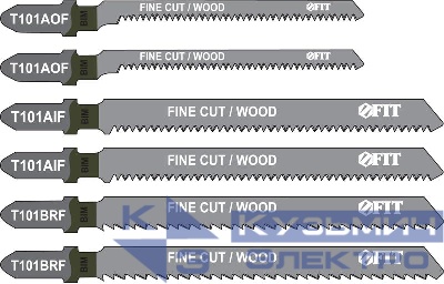 Набор полотен для электролобзика 6шт (T101BRFx2 T101AOF x2 T101AIF x2) FIT 41012