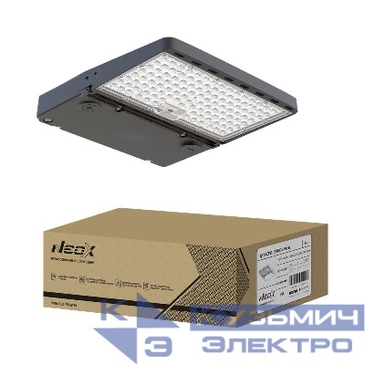 Светильник светодиодный ДКУ-LEVEL 100PA3С-PC-BL 100-240В 100/80/50Вт IP66 175лм/Вт 3CCT уличный 5лет NEOX 4690612062945