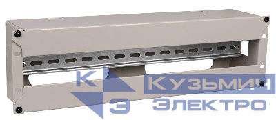Панель электрораспределительная 3U с DIN-рейкой сер. ITK EDP35-3U22M