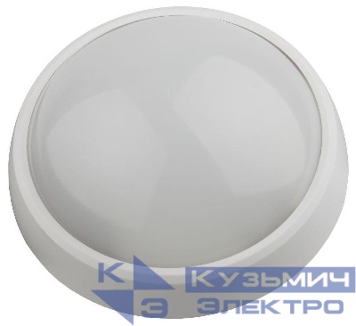 Светильник светодиодный SPB-1-08 (W) ЖКХ 180х75 8Вт 640лм 4000К IP54 круг бел. (инд.упак.) ЭРА Б0017326