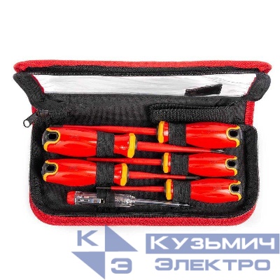 Набор диэлектрических отверток НИО-2206 СЛИМ КВТ 88932