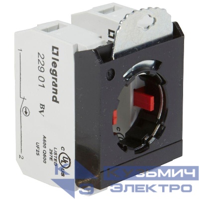 Блок контактов 2HЗ+3п адаптер без инд. под винт Osmoz Leg 022973