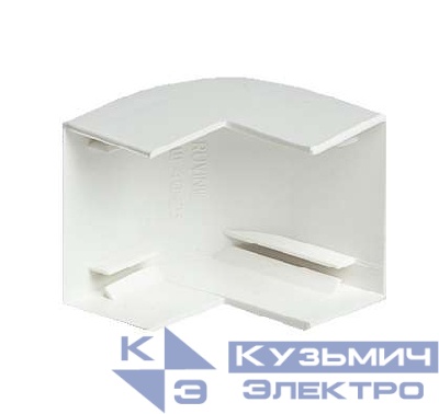 Угол для кабель-канала РКК внешний 60х60 бел. Ruvinil УВШ-60х60