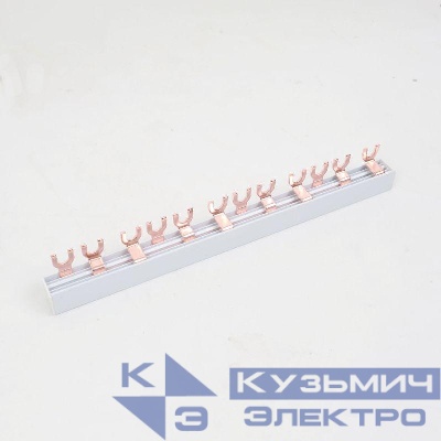 Шина соединительная BBS-MD63 FORK 3п 18 присоединений для модульной аппаратуры YON BBS-MD63F-3P18