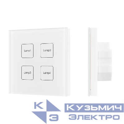 Панель сенсорная DALI-901-11-ADDR-DIM-DT6-IN White (BUS) (IP20 пластик) INTELLIGENT ARLIGHT 037192