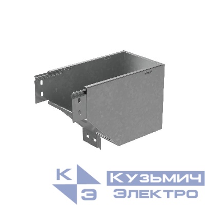 Угол для лотка вертикальный внешний левый с разворотом трассы на 90град. 150х80 сталь 1мм "ПЛЮС" VLPDplus90-80-150-L КМ PL3758