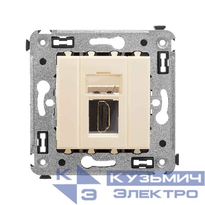 Розетка HDMI 1-м СП Avanti "Ванильная дымка" тип А-А DKC 4405253
