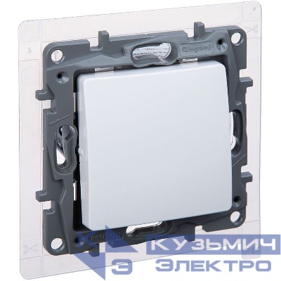 Переключатель 1-кл. Etika 10А IP44 250В безвинтов. зажимы бел. IEK 672207