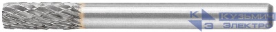 Шарошка карбидная штифт 6мм тип "А" цилиндрическая 6х16х61мм FIT 36602