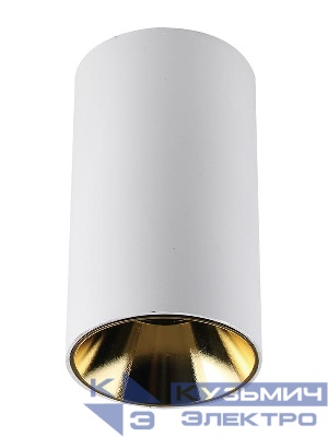 Светильник PDL-R 14080 GU10 IP20 230В ДПО накладной WH/GL JazzWay 5031388