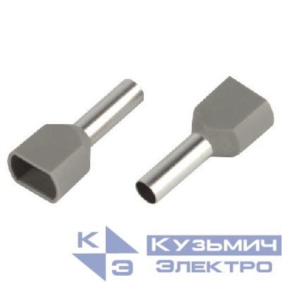 Наконечник-гильза двойн. НШвИ(2) 4.0-12 с изолированным фланцем (уп.500шт) Эра Б0063346