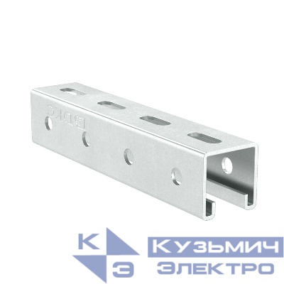 Профиль С-образный перфорир. 41х41 L3000 сталь 2.5мм LAS цинк-ламель DKC BPM4130ZL