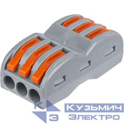 Клемма монтажная 14 220 NTC-R-3х3-6-50 (уп.50шт) NAVIGATOR 14220