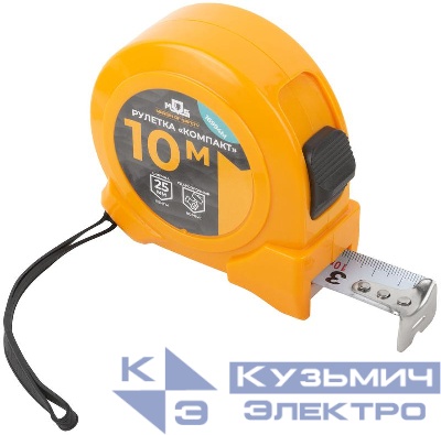 Рулетка Компакт 10мх25мм MOS 16994М