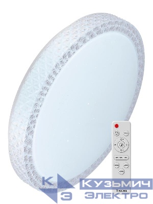 Светильник светодиодный PREMIUM SAPHIR 120Вт 230В 3000-6500К 9600лм IP40 495х115мм настенно-потолочный управляемый с пультом ДУ КОСМОС KSSaph120W