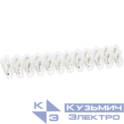 Колодка клеммная 1х4кв.мм 12 пар NTB-UPE-S12-3/WH-r полиэтилен бел. (уп.2шт) NAVIGATOR 71913