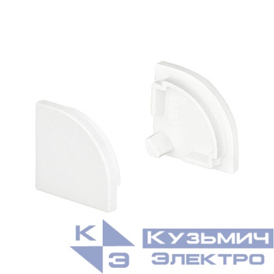 Заглушка SL-KANT-H16 ROUND WHITE глухая пластик Arlight 037547
