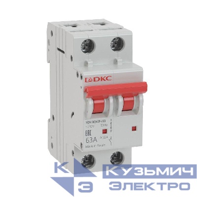Выключатель нагрузки модульный 2п 63А MD63P YON MD63P-263