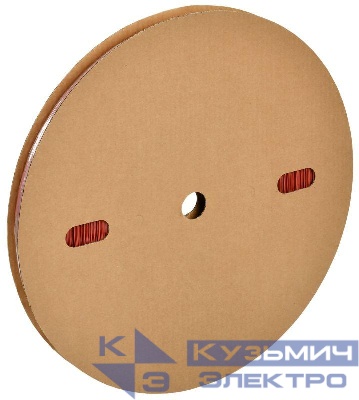 Трубка термоусадочная тонкостен. ТТУ нг-LS 16/8 красн. (уп.100м) IEK UDRS-D16-100-K04