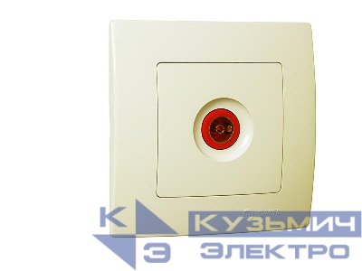 Розетка телевизионная проходная Lillium Makel 32010007