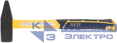 Молоток кованый Профи 1000г фибергласовая усилен. ручка FIT 44338