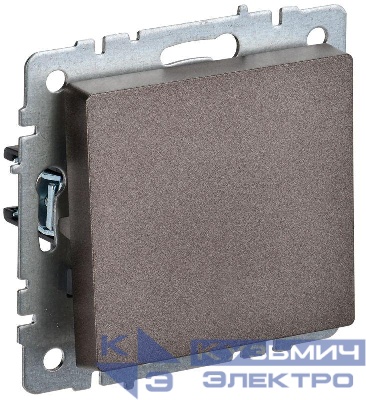 Выключатель 1-кл. СП BRITE ВС10-1-0-БрТБ 10А механизм бронза IEK BR-V10-0-10-K45
