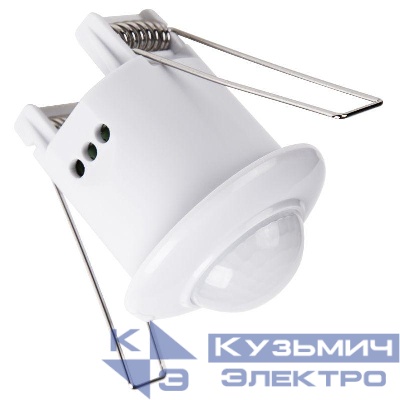 Датчик движения точечный ДДТ 02 360град. 500Вт 10-2000Лк 6м 10-420сек Rexant 11-9207