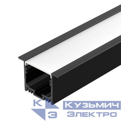 Профиль SL-LINIA49M-F-2000 BLACK L2000 алюм. Arlight 036513