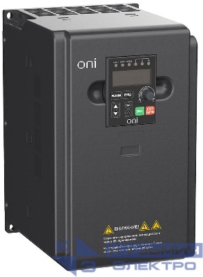 Преобразователь частоты A150 380В 3ф 5.5кВт 13А встроенный торм. модуль ONI A150-33-55NT