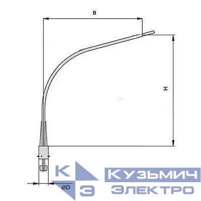 Кронштейн К1К-1.0-1.0-К110/48-0.048-ц Пересвет В00002728