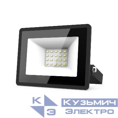 Прожектор светодиодный Elementary 20Вт 6500К IP65 1800лм 200-240В ДО черн. GAUSS 613100320