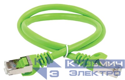 Патч-корд кат.5E FTP 0.5м зел. ITK PC02-C5EF-05M