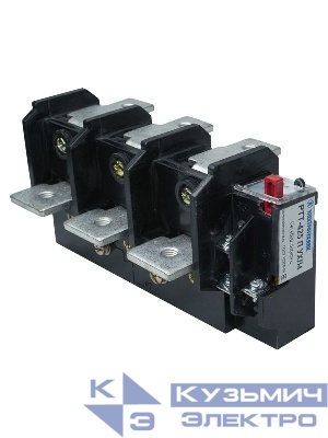 Реле электротепловое токовое-425 П УХЛ4 100А 850-1150А 660В/50Гц 1з+1р ручной возврат IP00 Электротехник ET529224