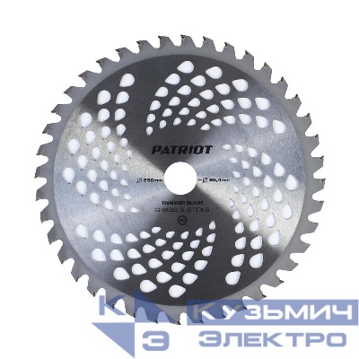 Нож TBS-40P D230х25.4мм толщина 1.3мм 40 зубьев PATRIOT 809115229