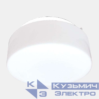 Светильник НПО 22-2х60-210 "Таблетка" d260 2х60Вт E27 IP20 опал Элетех 1005150220