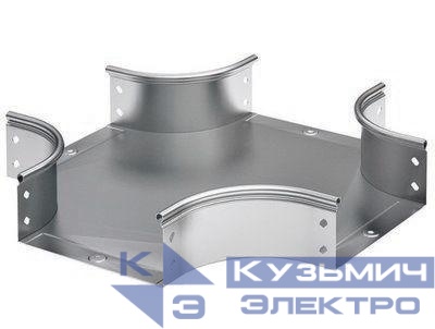 Ответвитель для лотка Х-образ.DPX 400х80 в комплекте с крепеж. эл. DKC 36206K