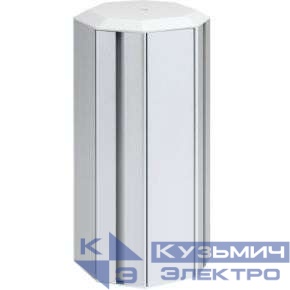 Мини-колонна 4сторона на 20мод. К45 260х125х125мм Simon Connect алюм. ALK545-8