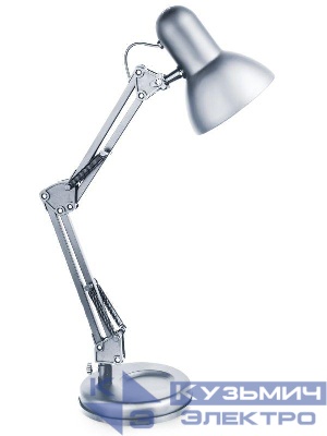 Светильник KD-313 C03 настол. 230В 60Вт E27 серебро Camelion 13641