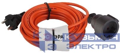 Удлинитель-шнур 1х10м без заземл. 10А IP20 UPx-1-2х1-10m ПВС 2х1 (бухта) Эра Б0046805