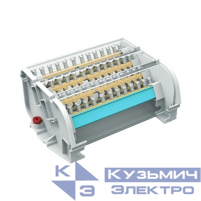 Блок распределительный 4p 7х8мм на DIN-рейку DKC BD160134