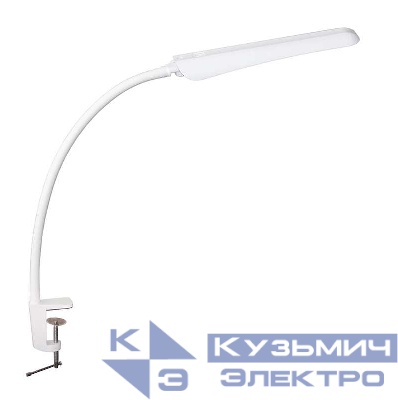 Светильник светодиодный Гермес СШ сенсорный настол. на струбцине 8Вт бел. Трансвит 000000000059