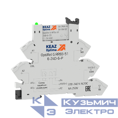 Модуль релейный OptiRel G RM38-61-110-125U-6-P-CO-G КЭАЗ 280995