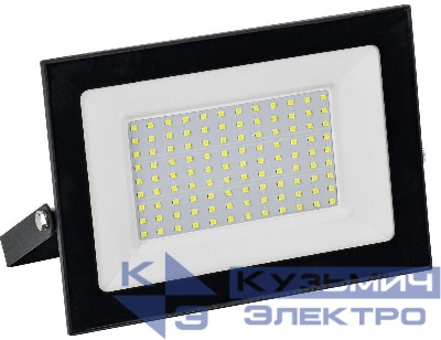 Прожектор светодиодный СДО 001-100 100Вт 6500К IP65 черн. GENERICA LPDO501-100-65-K02-G