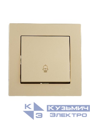 Кнопка звонка VESNA зол. LEZARD 742-3688-103