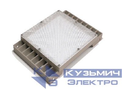 Светильник АТ-ДВО-07-33-65-X "Albatross" 33Вт 3800лм LED 5000К 120град. IP20 микропризма (решетка 200х200) Атон АТДВО073365Х