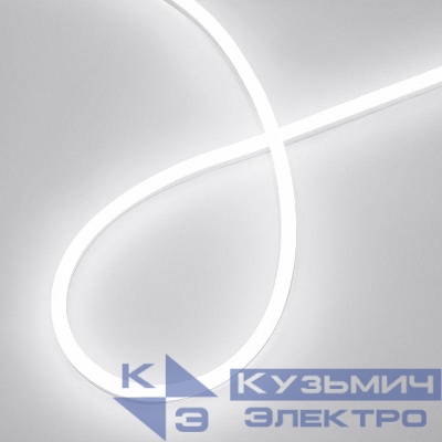 Шнур светодиодный гибкий неон LED SMD 120LED/м бел. (уп.50м) Neon-Night 131-055