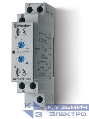 Таймер модульный асимметр. повтор. цикла FINDER 809102400000