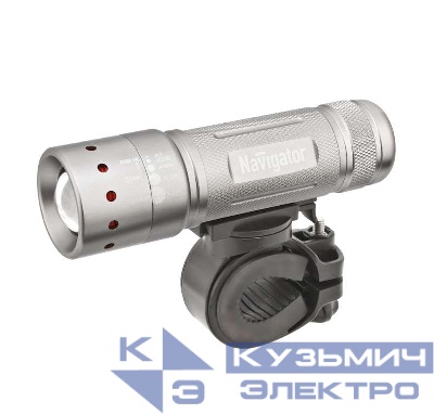 Фонарь 94 964 NPT-B01-3AAA велосипедный 2 крепл. CREE 1LEDх5Вт фокус блист. Navigator 94964
