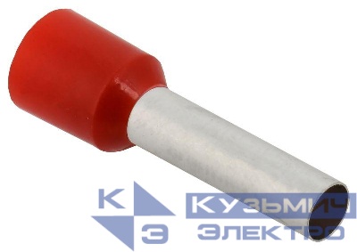 Наконечник НШВИ 10-18 темн. красн. (уп.100шт) IEK UGN11-010-018-100