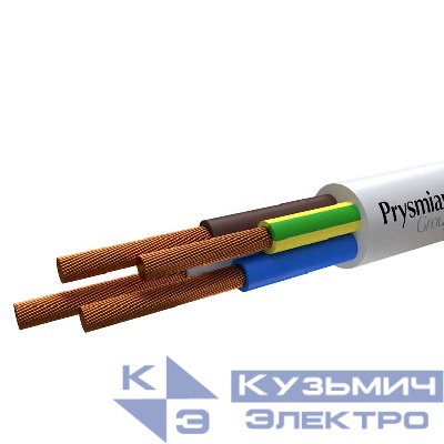 Провод ПВС 4х2.5 Б (бухта) (м) РЭК-PRYSMIAN 0104050201